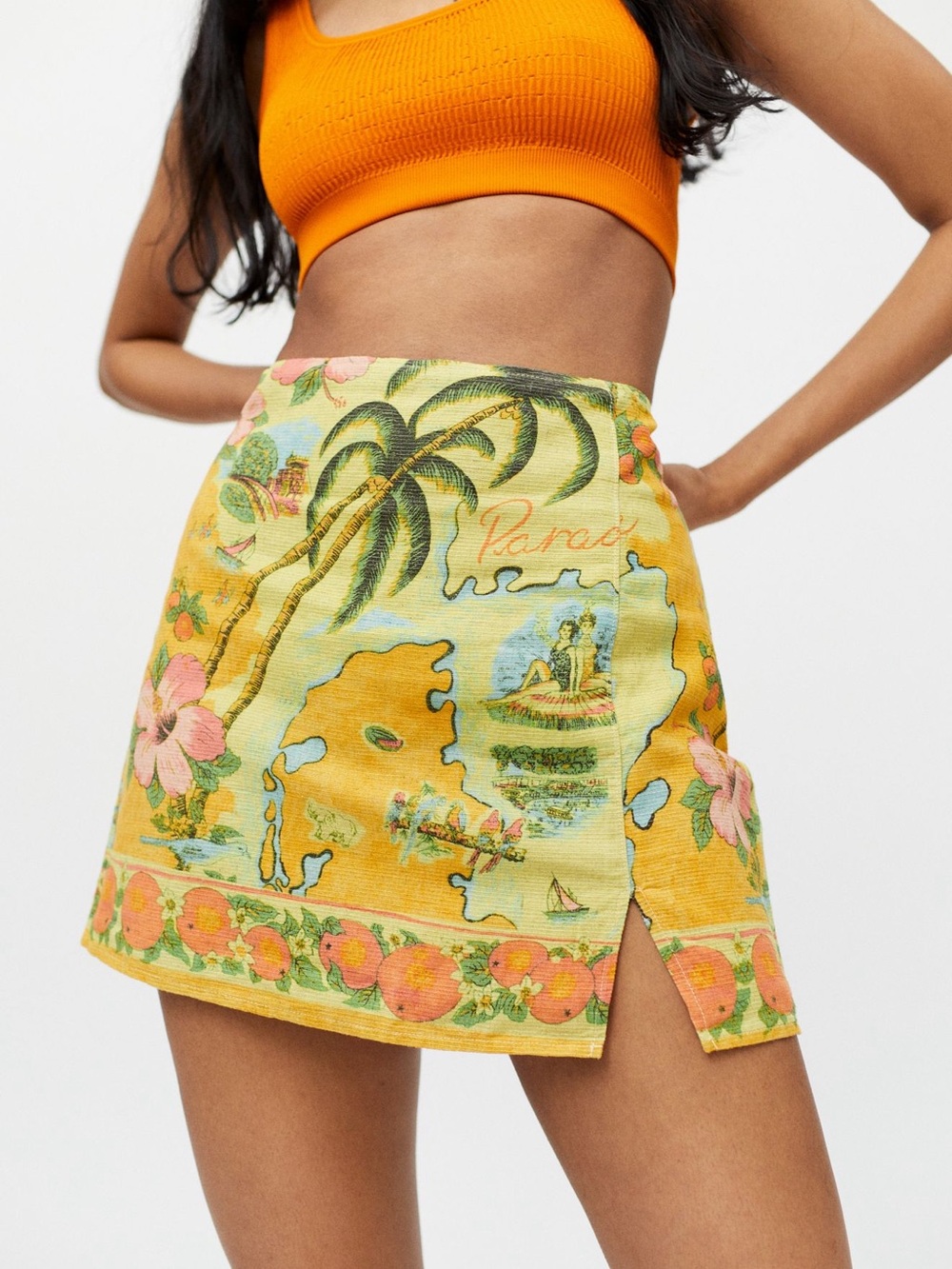 Retro Island skirt